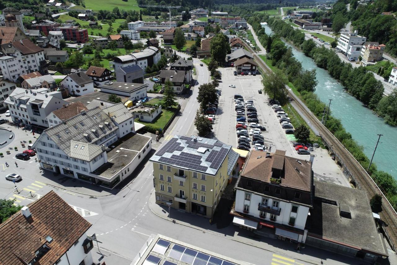 Hotel Rätia Ilanz/Glion Exterior foto