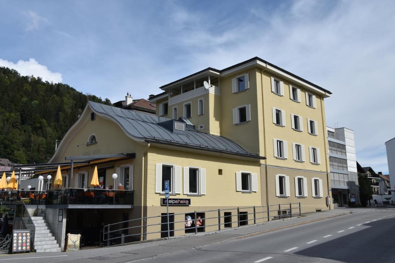 Hotel Rätia Ilanz/Glion Exterior foto